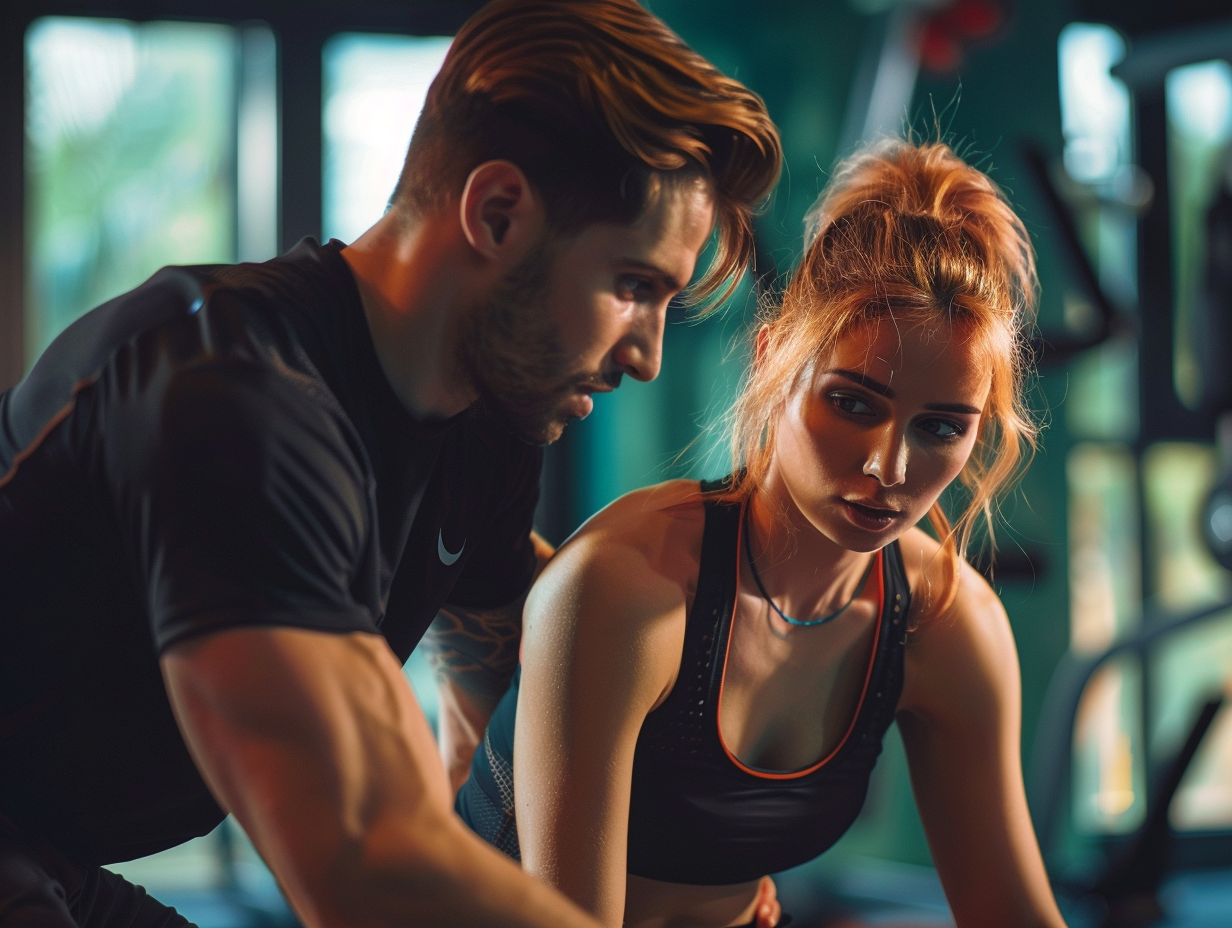 Група людей займається фітнесом на свіжому повітрі